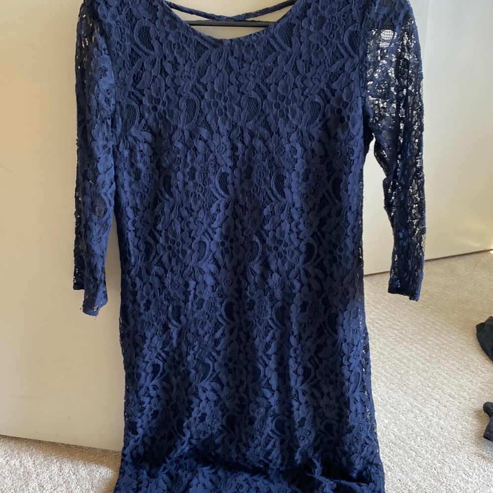 Navy blue dress